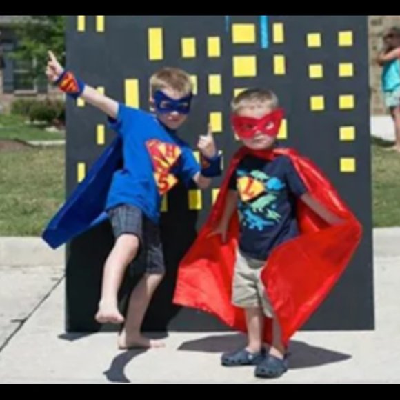 Spider Man Super Hero Capes for Kids, Set of 5 Pieces One Size Halloween - Picture 3 of 4